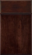 Marquis Chery Slab Cabinet Door in Teaberry