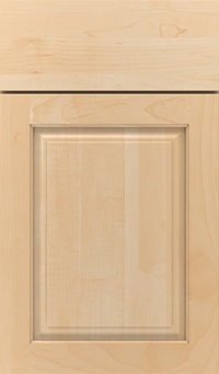 Plaza Maple raised panel cabinet door in Natural