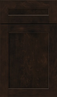 Prescott 5 Piece Maple Flat Panel Cabinet Door in Teaberry