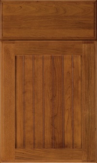 Simsbury Cherry Beadboard Cabinet Door in Pheasant