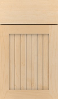 Simsbury Maple Beadboard Cabinet Door in Natural