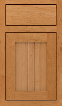 Simsbury Maple Inset Cabinet Door in Wheatfield