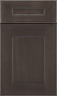 Sloan 5 Piece Cherry Recessed Panel Cabinet Door in Shadow