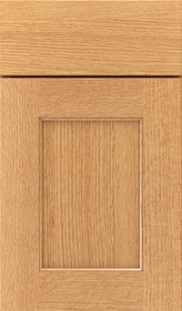 Sloan Quartersawn Oak Recessed Panel Cabinet Door in Natural