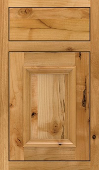 Yardley Rustic Alder Inset Cabinet Door in Natural