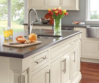 prescott painted oak kitchen cabinets in chantille finish