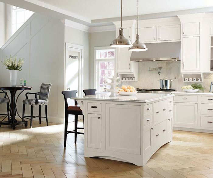 White Inset Kitchen Cabinets - Decora Cabinetry