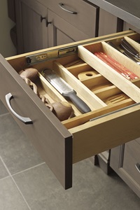 Cutting Board with Cutlery Divider Decora