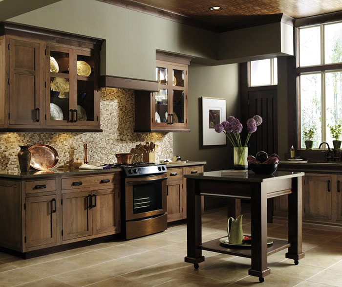 Cherry Inset Kitchen Cabinets - Decora Cabinetry