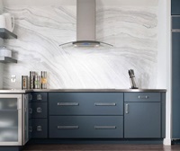 Blue Painted Kitchen Cabinets - Decora Cabinetry