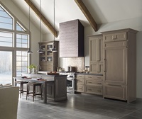 Gray Kitchen Cabinets with Island - Decora Cabinetry