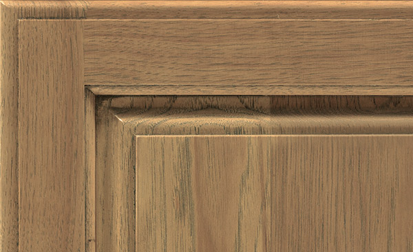Gunny cabinet finish on Hickory