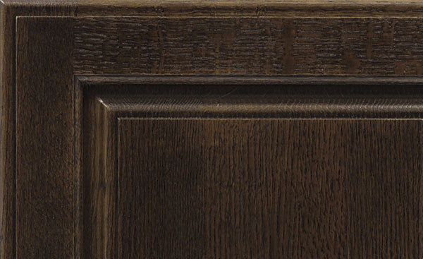 quartersawn oak cabinet finish