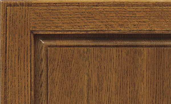 quartersawn oak cabinet finish