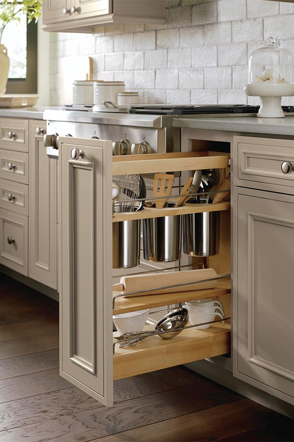 Base Utensil Pantry Pullout Cabinet