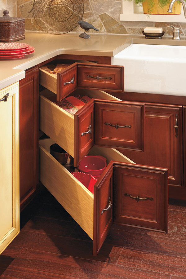 Corner Drawer Cabinet - Decora Cabinetry