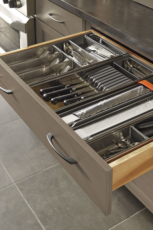 Cutlery Divider Kitchen Drawer Inserts for Silverware