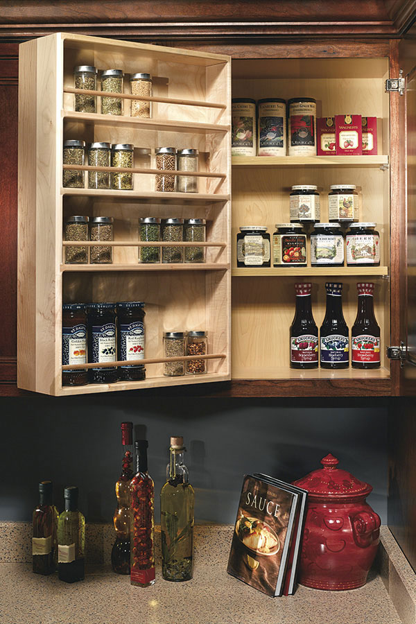 Wall Swing Out Spice Rack - Decora Cabinetry