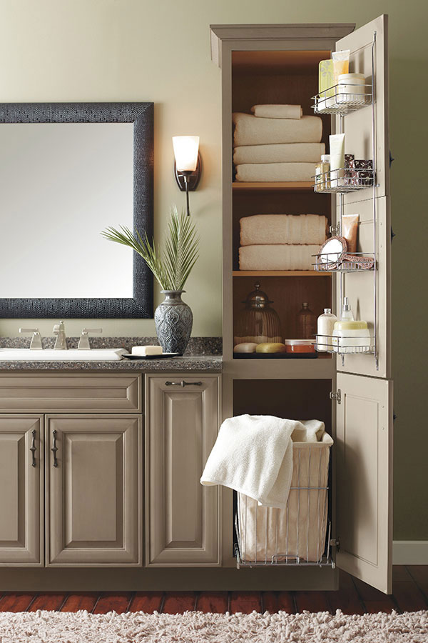 Vanity Hamper Decora Cabinetry Cabinet Interiors