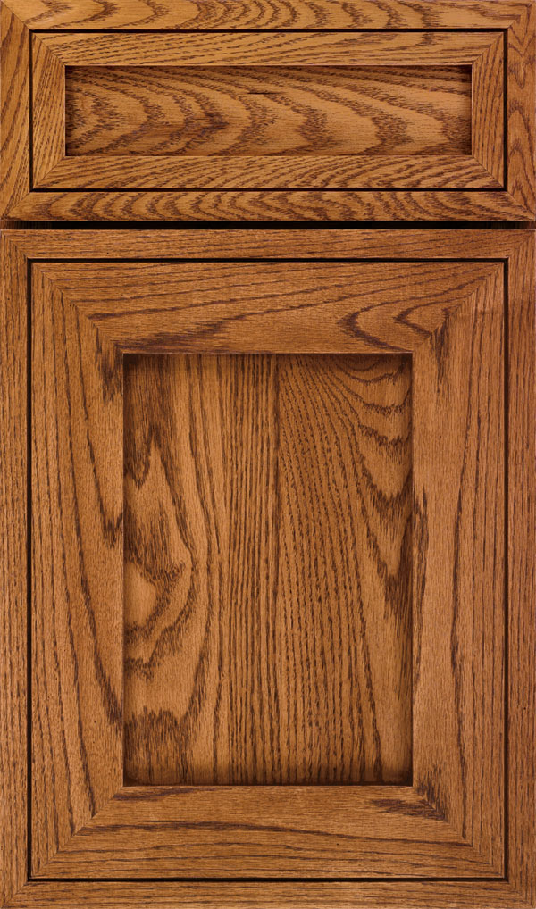Airedale 5-Piece Oak Shaker Style Cabinet Door in Suede