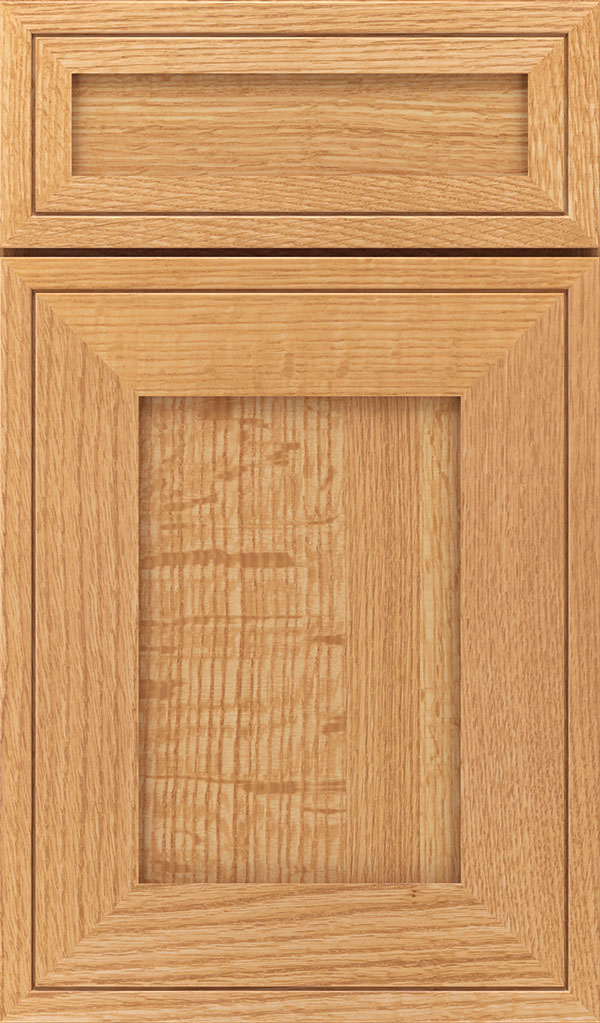 Natural Cabinet Finish On Quartersawn Oak Decora