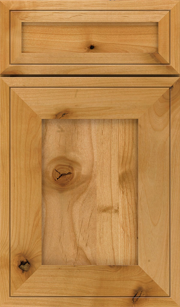 Airedale 5-Piece Rustic Alder Shaker Style Cabinet Door in Natural
