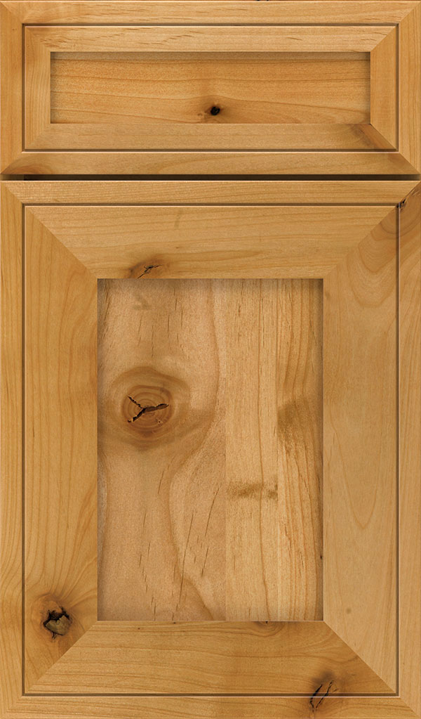 Rustic knotty alder cabinets
