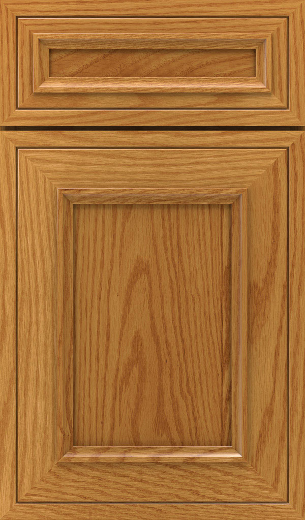 Altmann 5-piece Oak recessed panel cabinet door in Pheasant