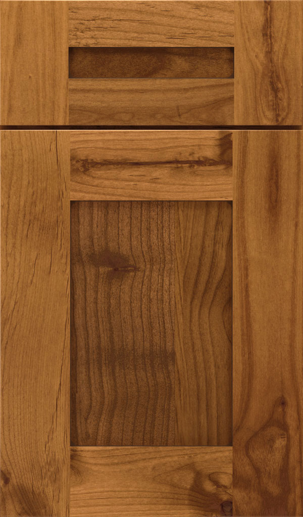 Artisan 5-piece Alder shaker cabinet door in Natural Coffee