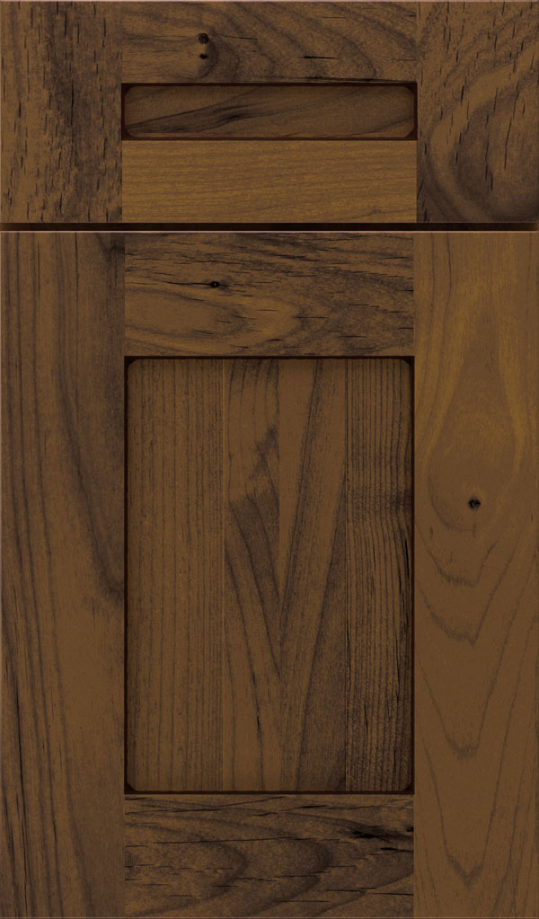 Artisan 5-piece Alder shaker cabinet door in Wheatfield Espresso