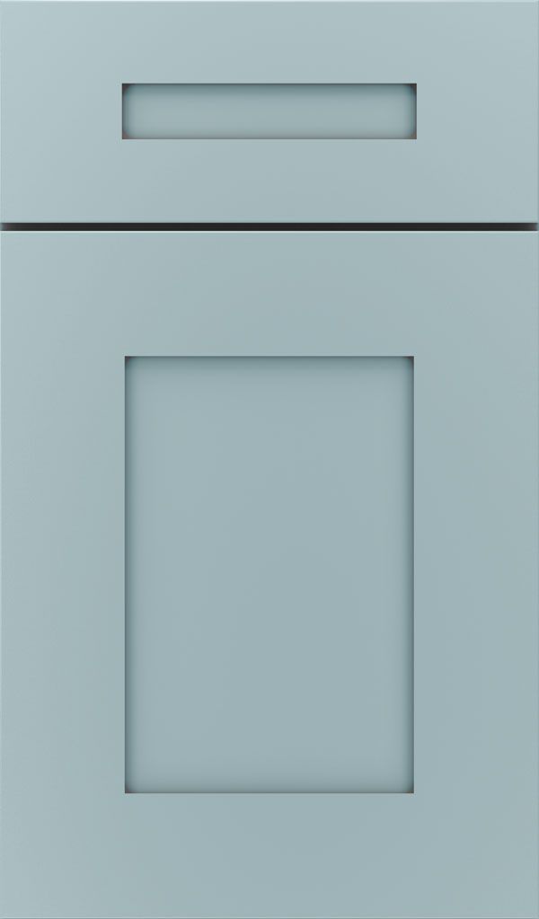 Artisan 5-piece Maple shaker cabinet door in Interesting Aqua