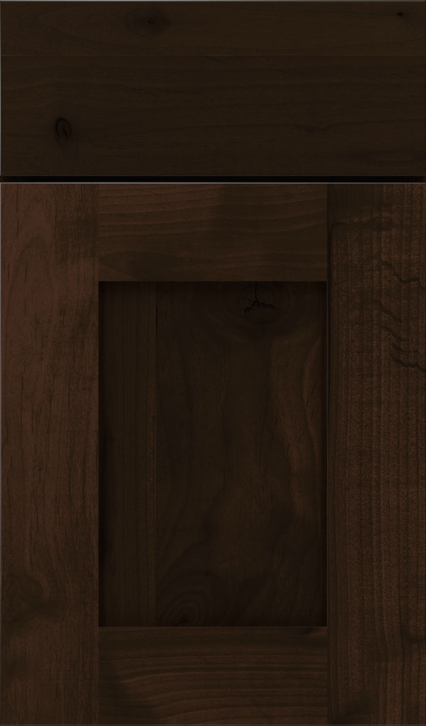 Artisan Rustic Alder Shaker Cabinet Door in Bombay