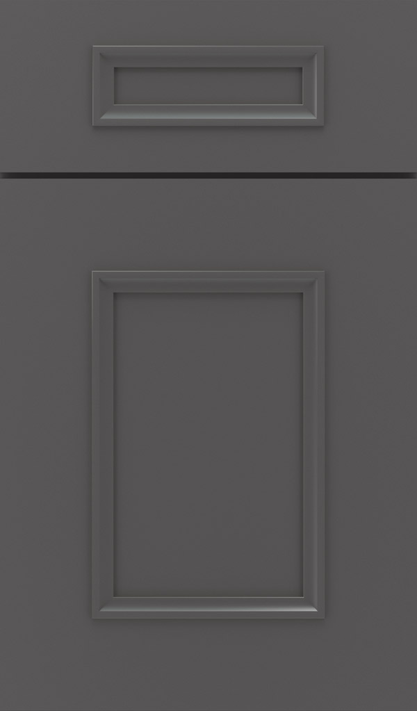 Atwater 5-Piece Maple flat panel cabinet door in Peppercorn