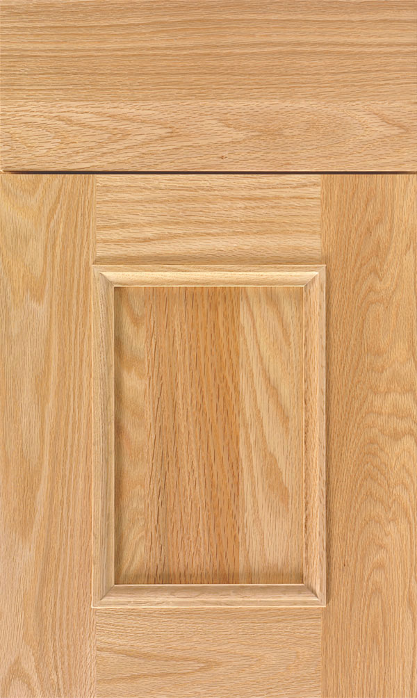 Atwater Oak flat panel cabinet door in Natural
