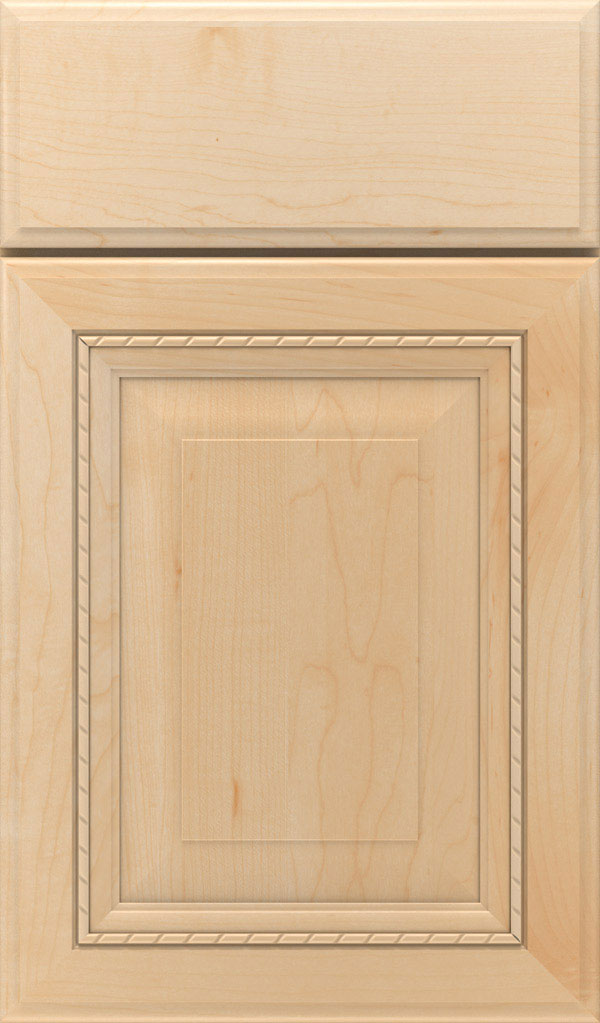 Avignon Maple Raised Panel Cabinet Door in Natural