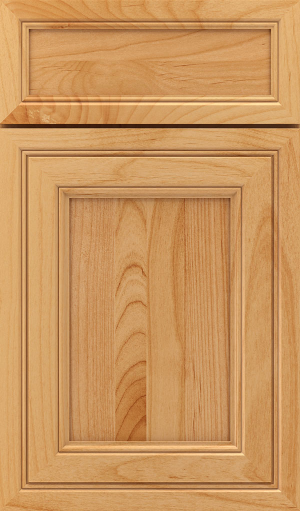 Braydon Manor 5-Piece Alder Flat Panel Cabinet Door in Natural