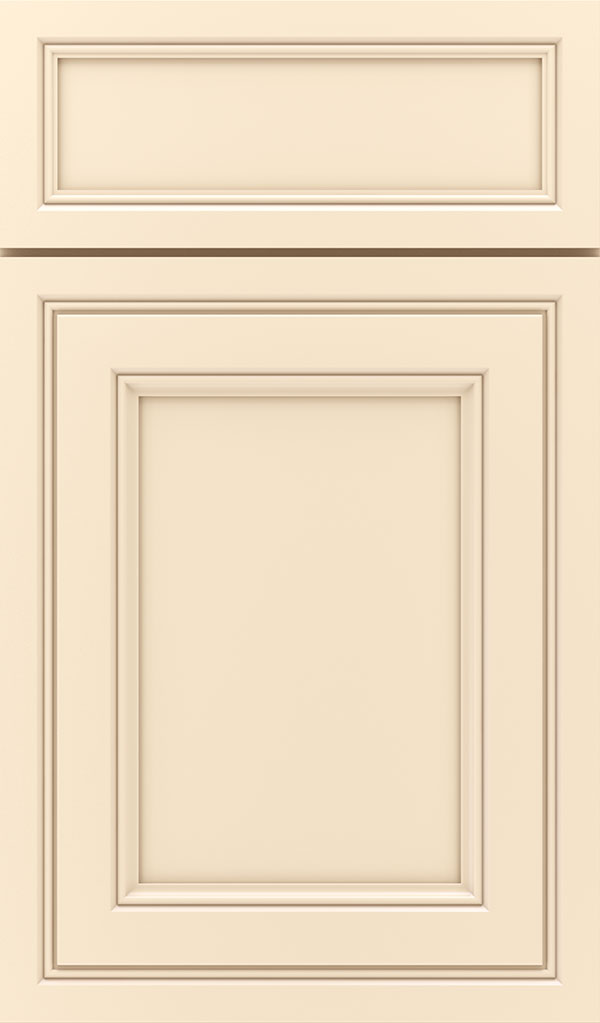 Braydon Manor 5-Piece Maple Flat Panel Cabinet Door in Jasmine