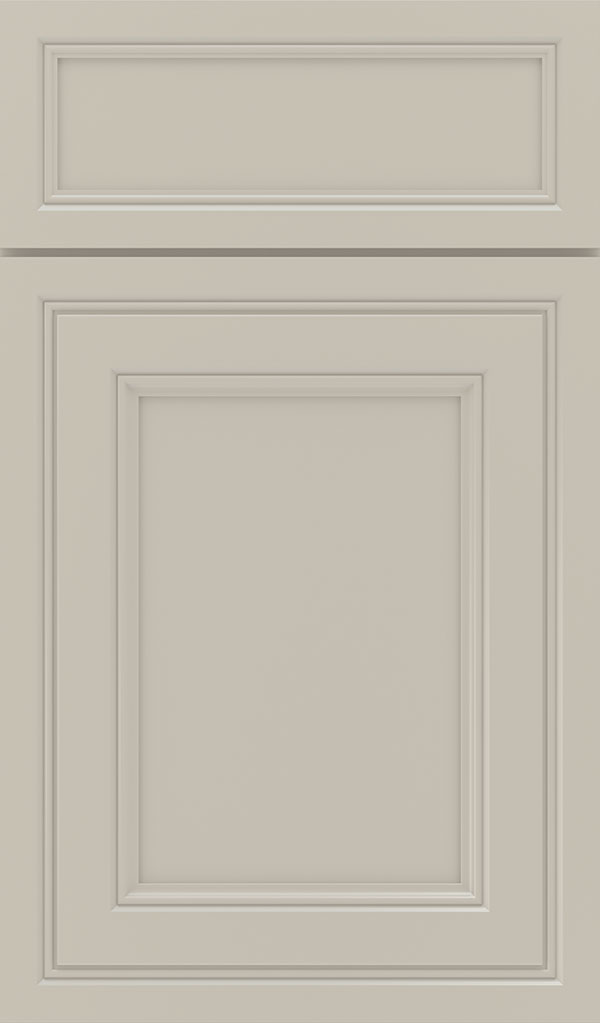 Braydon Manor 5-Piece Maple Flat Panel Cabinet Door in Mindful Gray