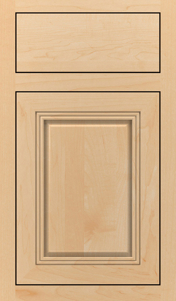 Cambridge Maple Inset Cabinet Door in Natural
