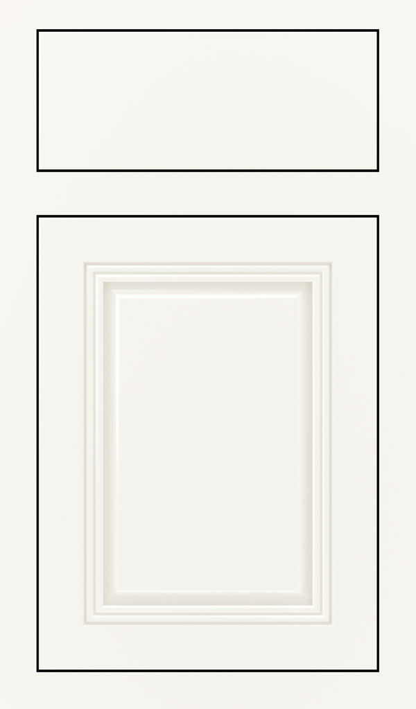 Cambridge Maple Inset Cabinet Door in White
