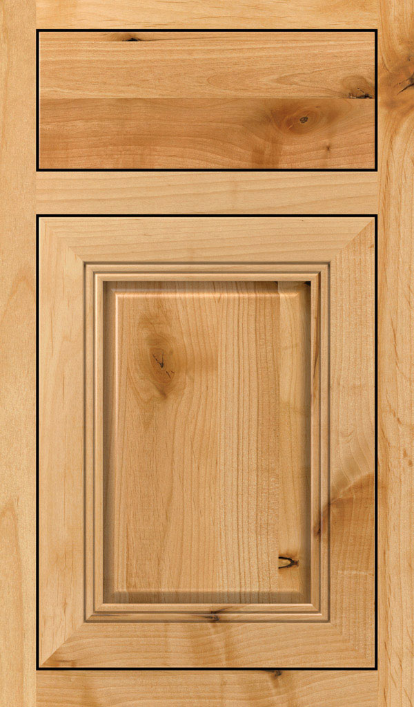Cambridge Rustic Alder Inset Cabinet Door in Natural