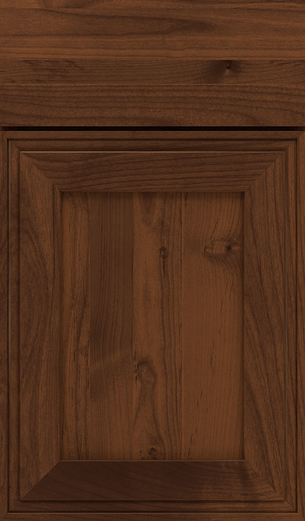 Daladier Alder Recessed Panel Cabinet Door in Sepia