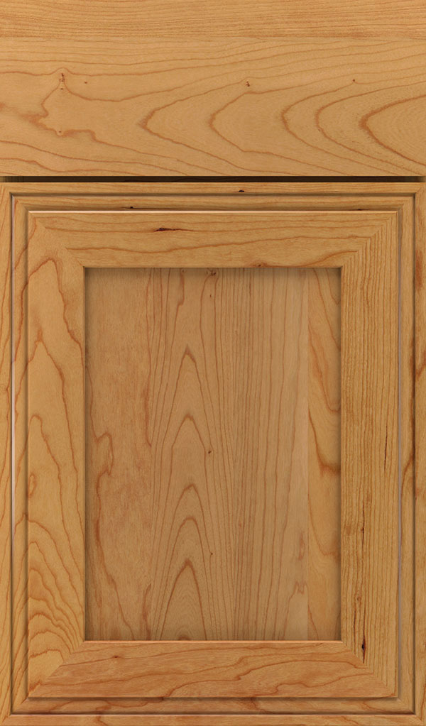 Daladier Cherry Recessed Panel Cabinet Door in Natural
