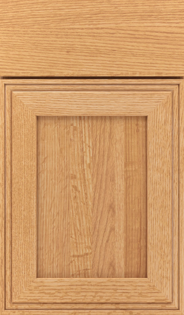 Daladier Quartersawn Oak Recessed Panel Cabinet Door in Natural