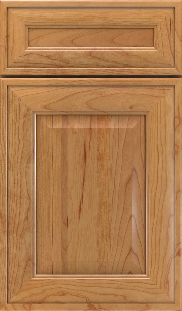 Davenport 5-Piece Cherry Raised Panel Cabinet Door in Natural