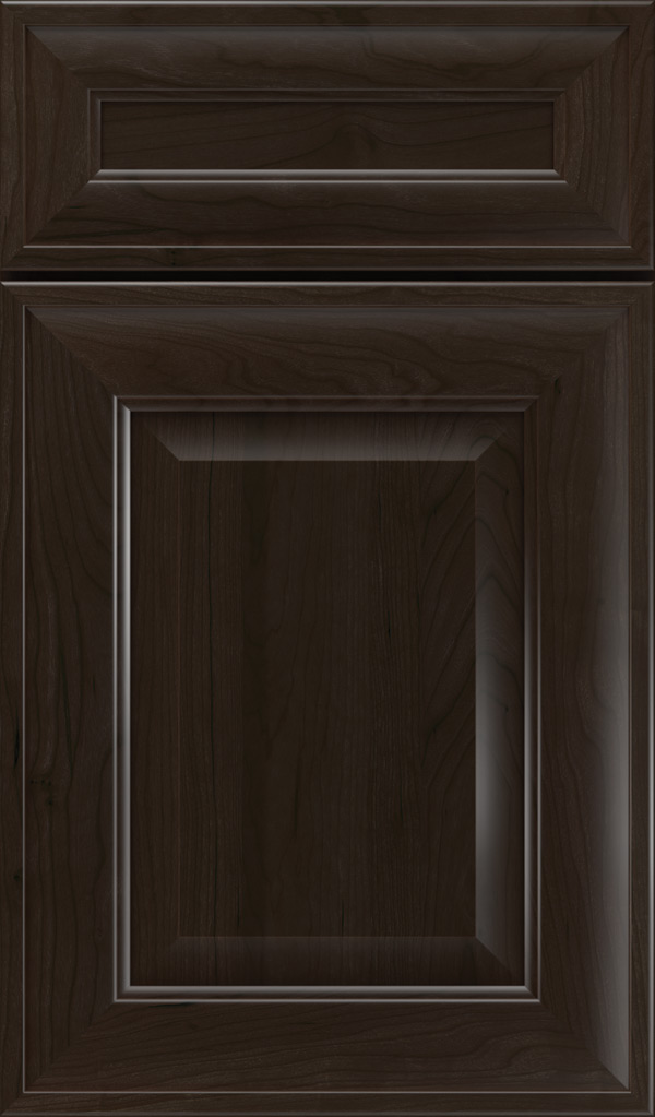 Davenport 5-Piece Cherry Raised Panel Cabinet Door in Teaberry