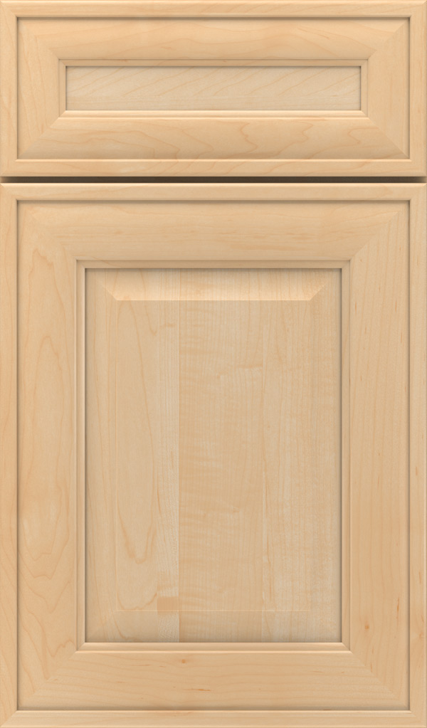 Davenport 5-Piece Maple Raised Panel Cabinet Door in Natural