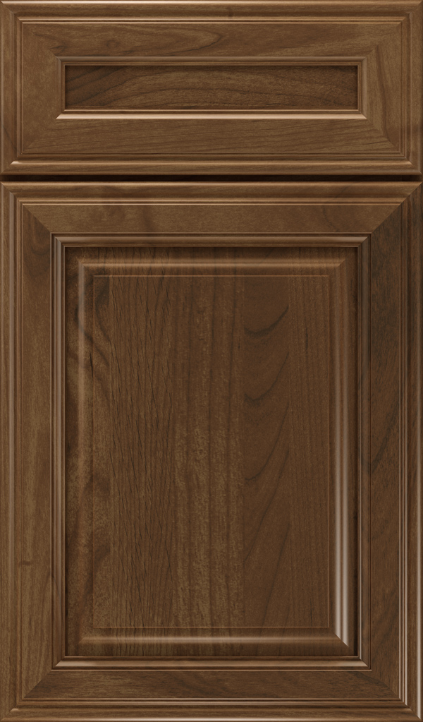 Galleria 5-Piece Alder Raised Panel Cabinet Door in Mink