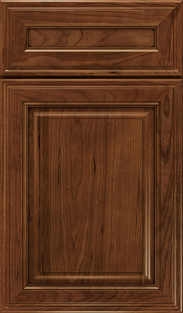 Galleria 5-Piece Cherry Raised Panel Cabinet Door in Arlington Espresso