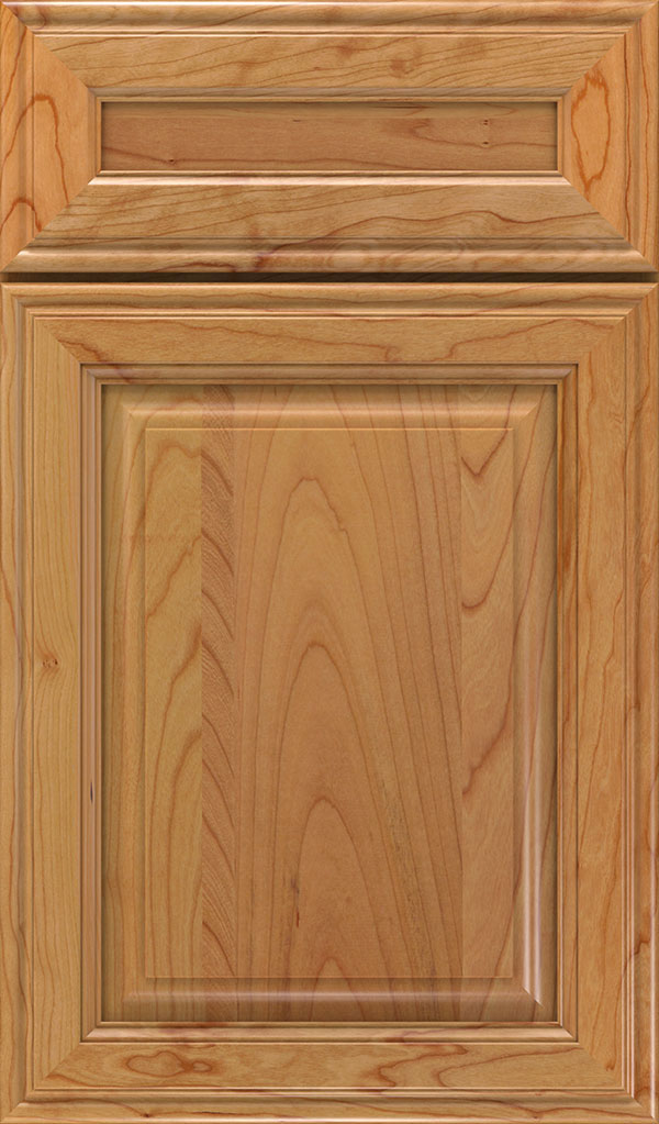 Galleria 5-Piece Cherry Raised Panel Cabinet Door in Natural